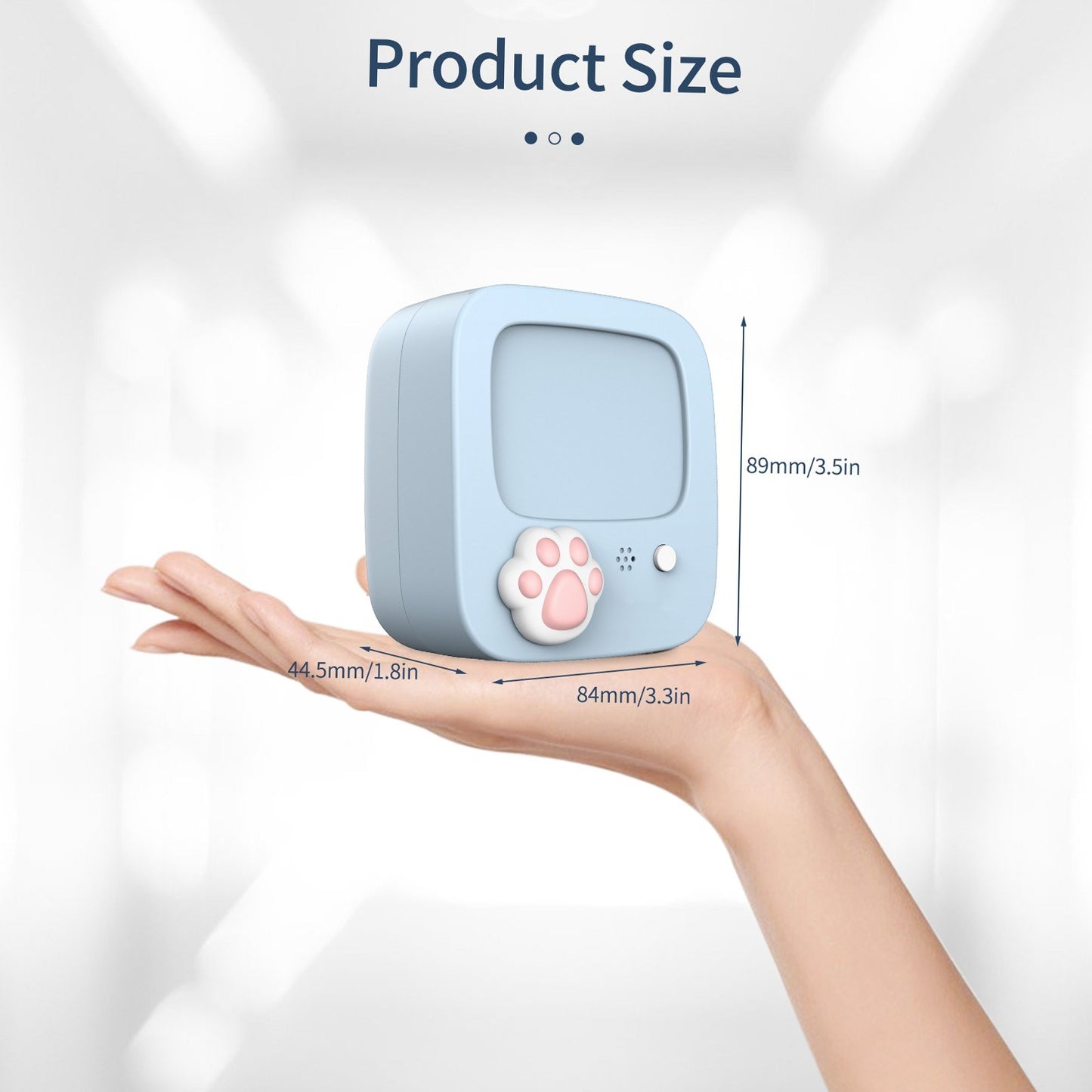 Portable Thermal Printing Mini Pocket Photo Printing Machine 203DPI Wireless Bluetooth Connection for Picture Lable DIY Handcraft List Meno Notes Journal Receipt Paper Instant Printer Sticker Study Work Office