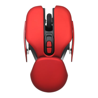 2.4G Wireless Mouse USB Rechargeable Ergonomic PC Laptop Mouse 10m Transmission Distance 3-level Adjustable DPI