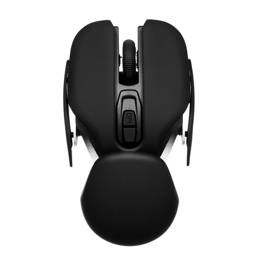 2.4G Wireless Mouse USB Rechargeable Ergonomic PC Laptop Mouse 10m Transmission Distance 3-level Adjustable DPI