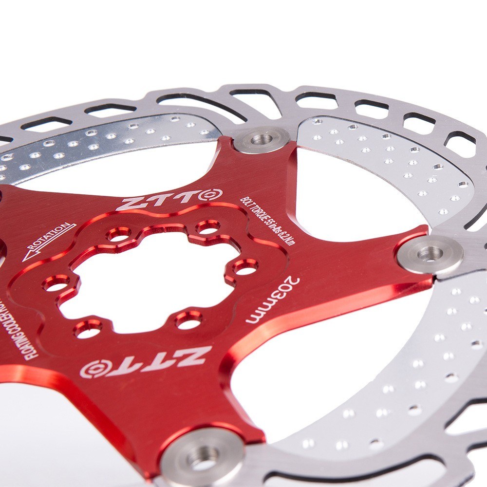 203mm 180mm 160mm 140mm 6 Bolts Rotor Steel MTB Bicycle Disc Brake Cooling Floating Rotor For Mountain Bike