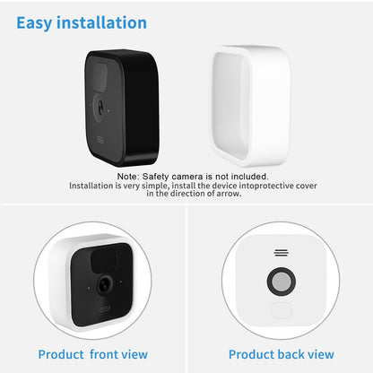 2Pcs Silicone Protective Cover Outdoor Security Camera Silicone Case Replacement for Blink Camera