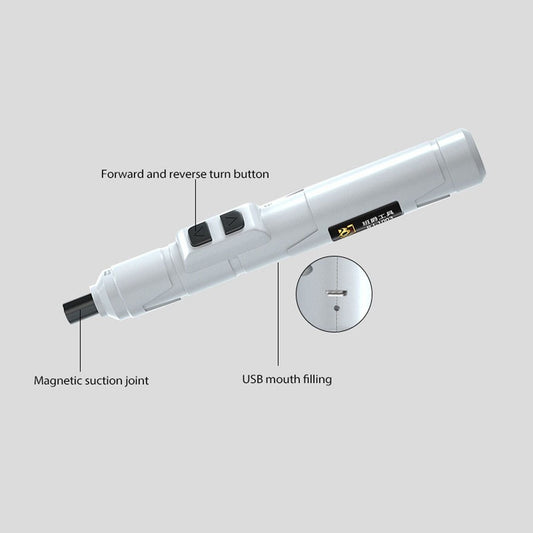 12Pcs Cordless Electric Screwdriver Kit USB Rechargeable 1100mAh Battery 3.6V Automatic Screwdriver