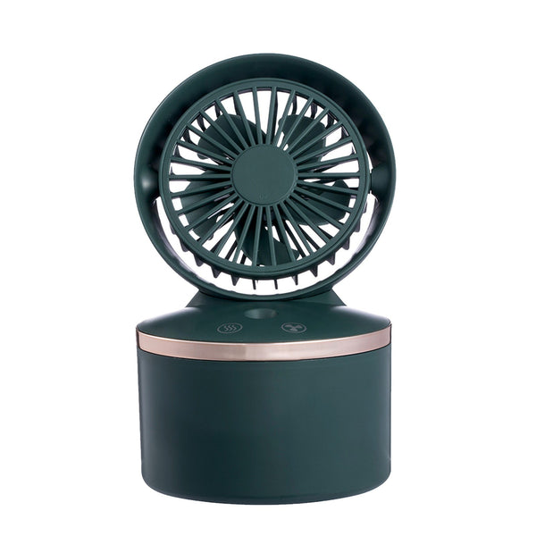 Desk Misting Fan USB Rechargeable Personal Cooling Mister Fan with 280ML Large Water Tank for Travel Home Office Classroom Outdoor