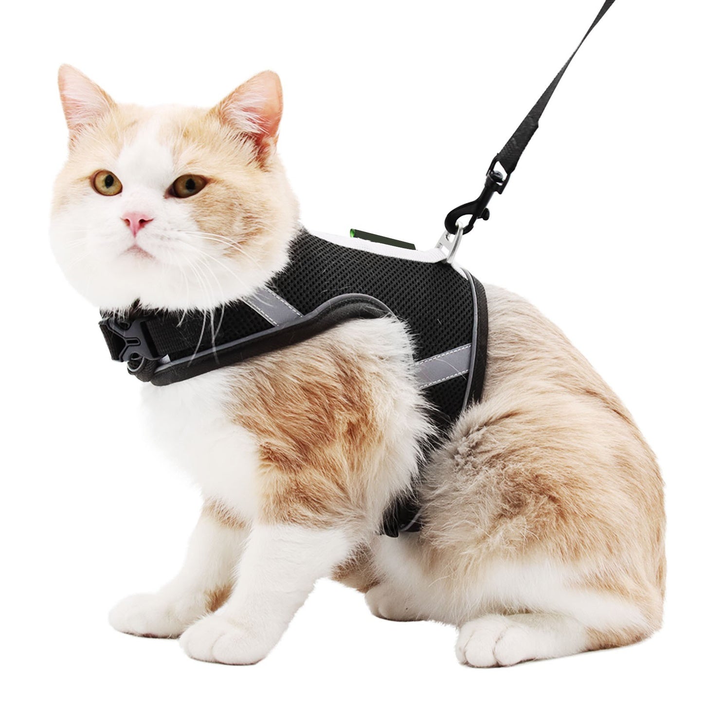 Dog Harness Dog Leash Reflective and Padded Harness with Handle for Small Medium Large Dogs Cats Rabbits