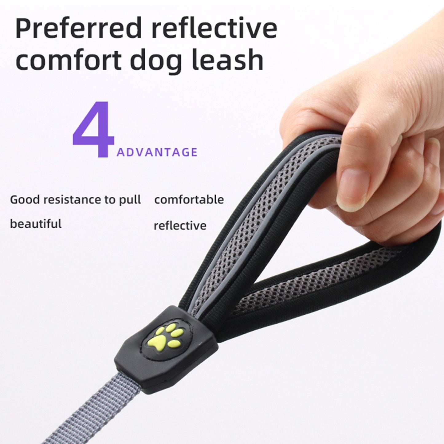 Dog Harness Dog Leash Reflective and Padded Harness with Handle for Small Medium Large Dogs Cats Rabbits