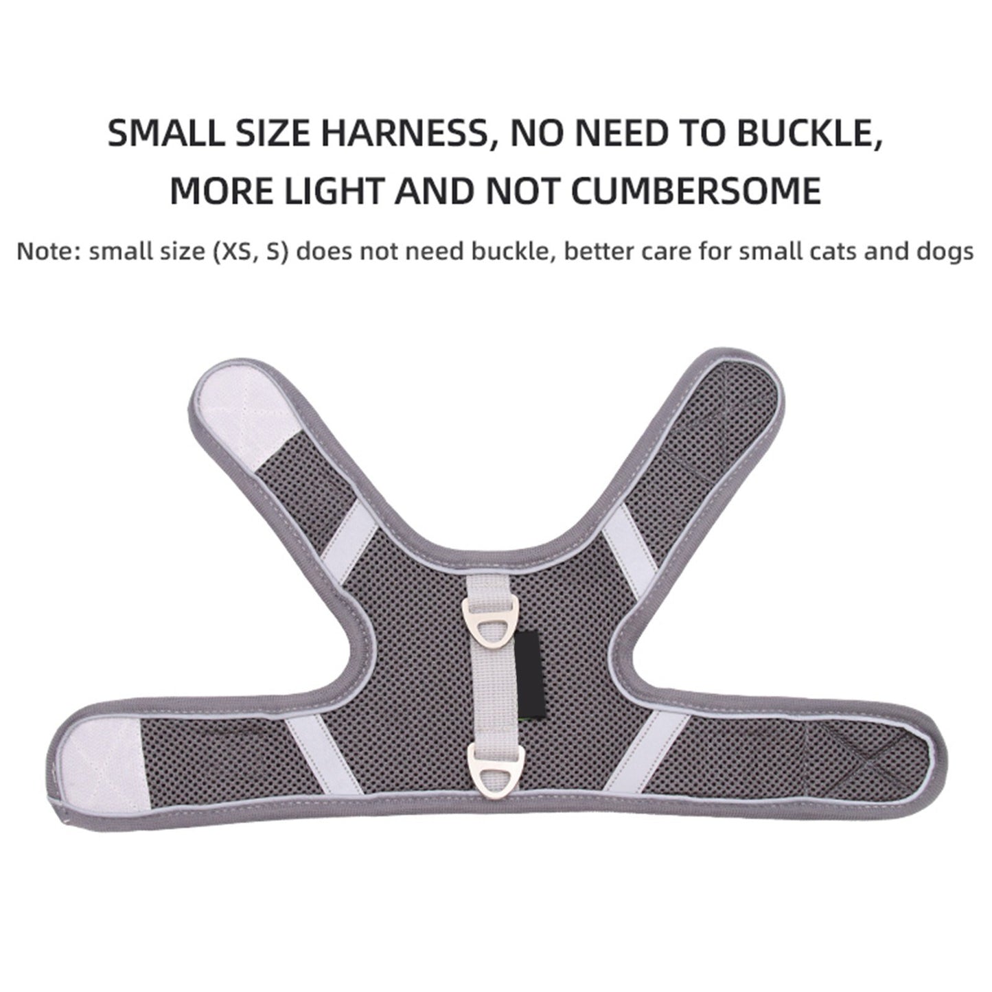 Dog Harness Dog Leash Reflective and Padded Harness with Handle for Small Medium Large Dogs Cats Rabbits
