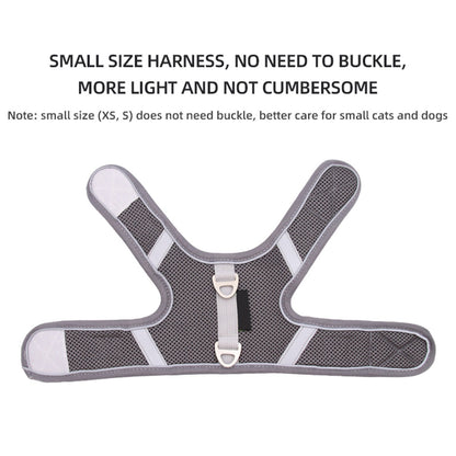Dog Harness Dog Leash Reflective and Padded Harness with Handle for Small Medium Large Dogs Cats Rabbits
