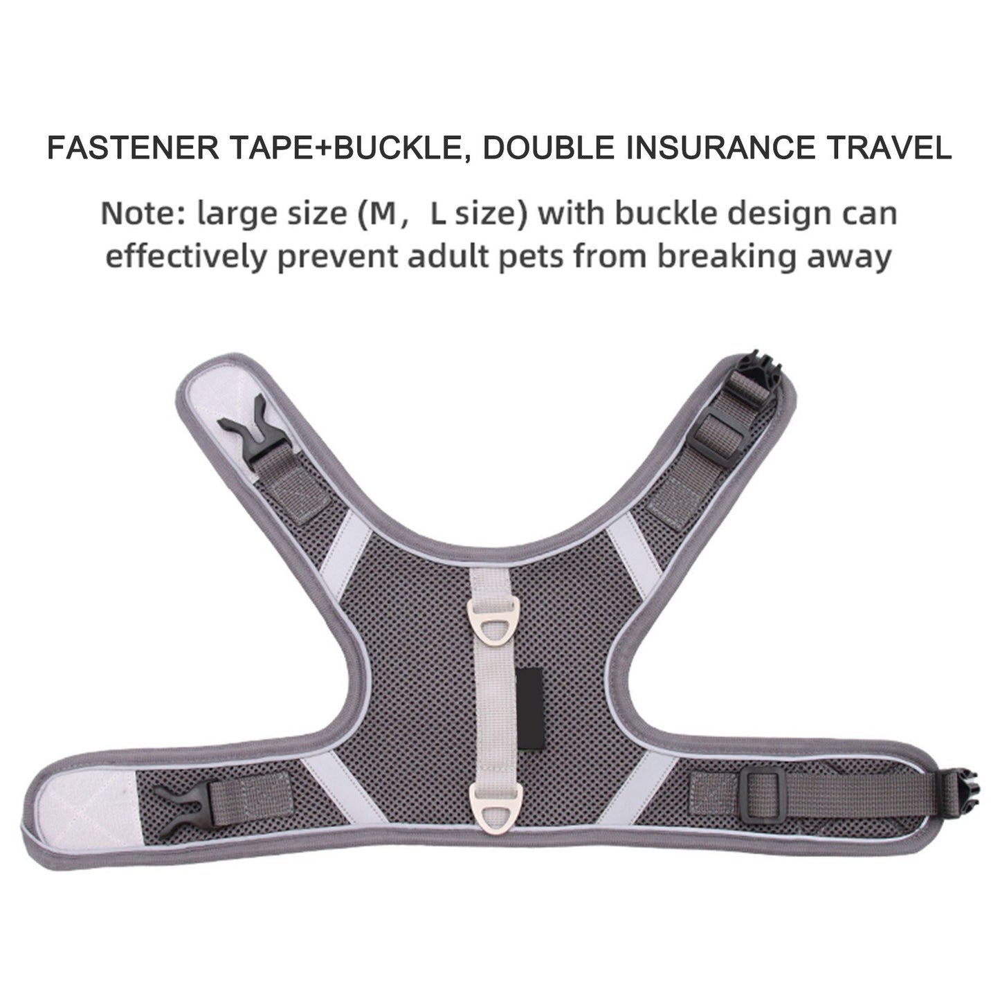 Dog Harness Dog Leash Reflective and Padded Harness with Handle for Small Medium Large Dogs Cats Rabbits