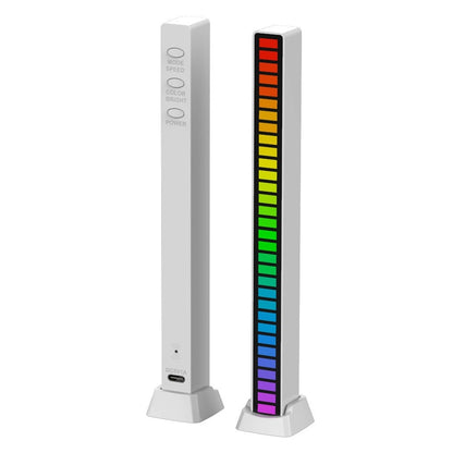 Rhythm Light Bar RGB Sound Control Music Rhythm Light for Car Player Atmosphere Bedroom Ambient Lighting