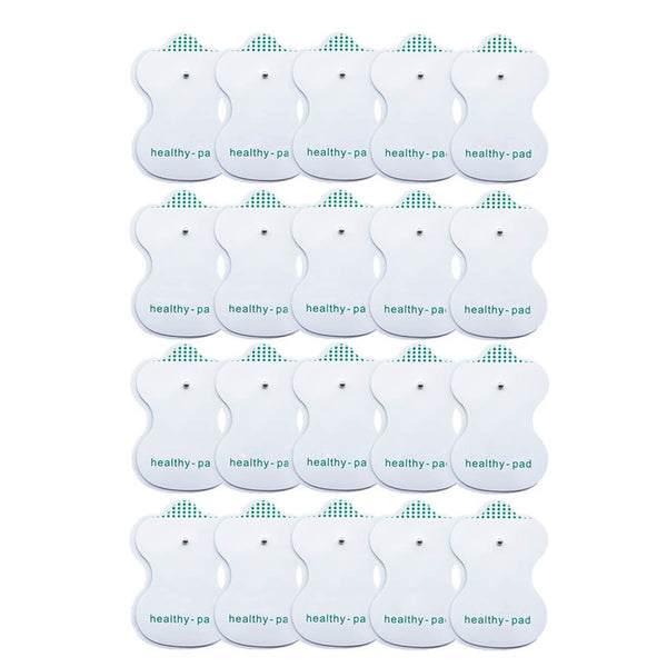 10Pair Snap TENS Units Electrode Pad Non-woven Digital TENS Replacement Tens Electrodes for Muscle Stimulator Tens Machine Pads