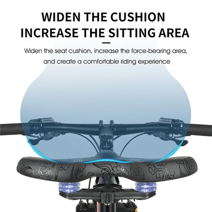 WEST BIKING Bike Seat Road Bike Saddle Comfort Ergonomic Waterproof Saddle Replacement with Wide Cushion
