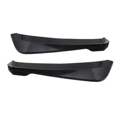 2Pcs Rear Bumper Lip Wrap Angle Splitter Diffuser Canard Aprons Body Side Skirt Rocker Winglet Wings