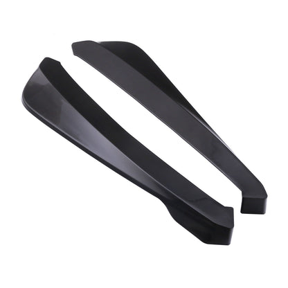 2Pcs Rear Bumper Lip Wrap Angle Splitter Diffuser Canard Aprons Body Side Skirt Rocker Winglet Wings