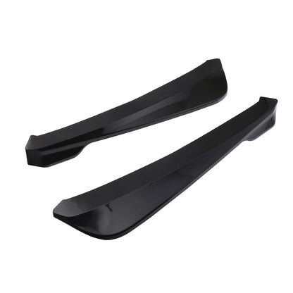 2Pcs Rear Bumper Lip Wrap Angle Splitter Diffuser Canard Aprons Body Side Skirt Rocker Winglet Wings