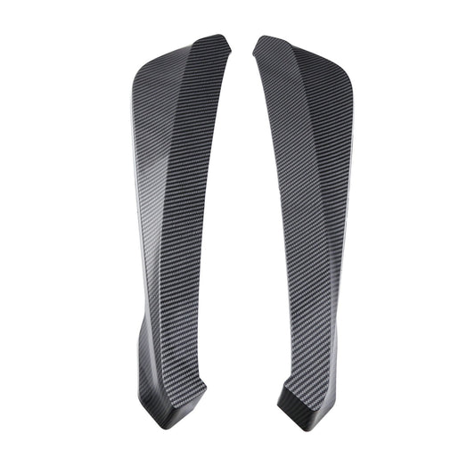 2Pcs Rear Bumper Lip Wrap Angle Splitter Diffuser Canard Aprons Body Side Skirt Rocker Winglet Wings