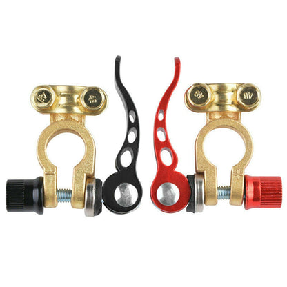 2Pcs/Pack Car Battery Terminal Connector Clamp Adjust Quick Release Corrosion Resistance Disconnect Tool