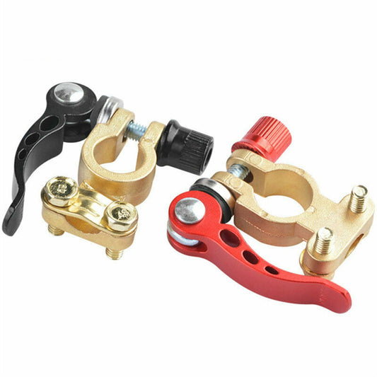 2Pcs/Pack Car Battery Terminal Connector Clamp Adjust Quick Release Corrosion Resistance Disconnect Tool