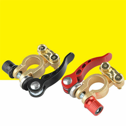 2Pcs/Pack Car Battery Terminal Connector Clamp Adjust Quick Release Corrosion Resistance Disconnect Tool