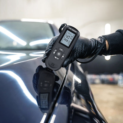 HW-300S Car Paint Tester Coating Thickness Car Painting Depth Gauge with Digital LCD Backlight Display Measuring Paint Depth