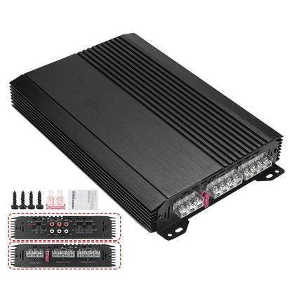 Class A/B 4-Channel Car Audio Amplifier 6800W 12V Power Amp Amplifier