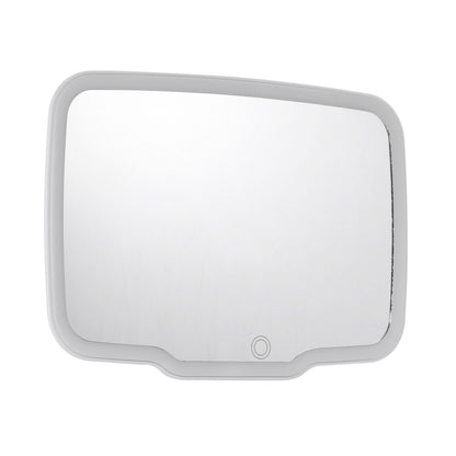 Car Sun Visor Vanity Mirror Rechargeable Makeup Mirror Dimmable Rear View Sun-Shading Cosmetic Mirror
