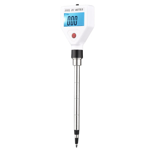 Portable Soil EC Meter Backlight Screen Digital Soil Salinity Tester for Greenhouse Garden Farm Orchard