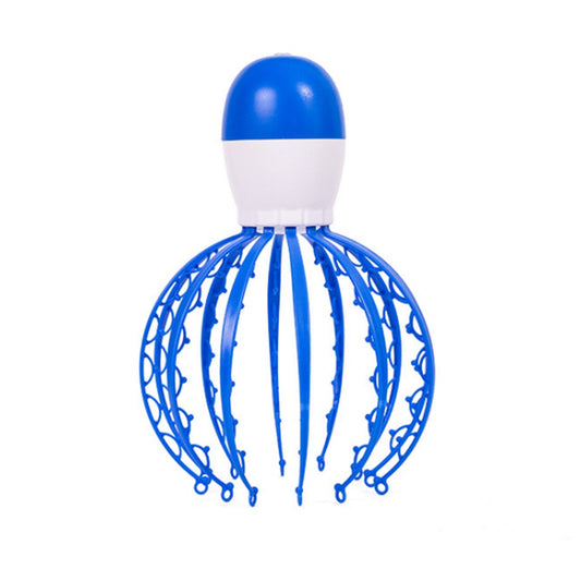 Electric Head Scalp Massager Release Stress Alleviate Fatigue Vibration Massager Claw Octopus Portable Removable Massage Device