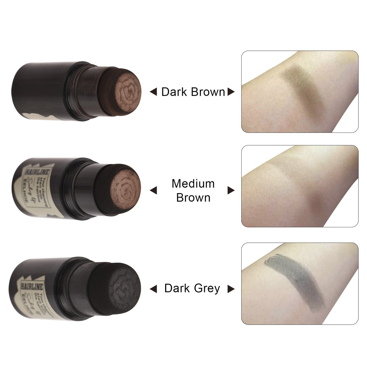 Eyebrow Hairline Stamp Kit Eyebrow Stencil Set with Eyebrow Brush Trimmer Brush Accessory