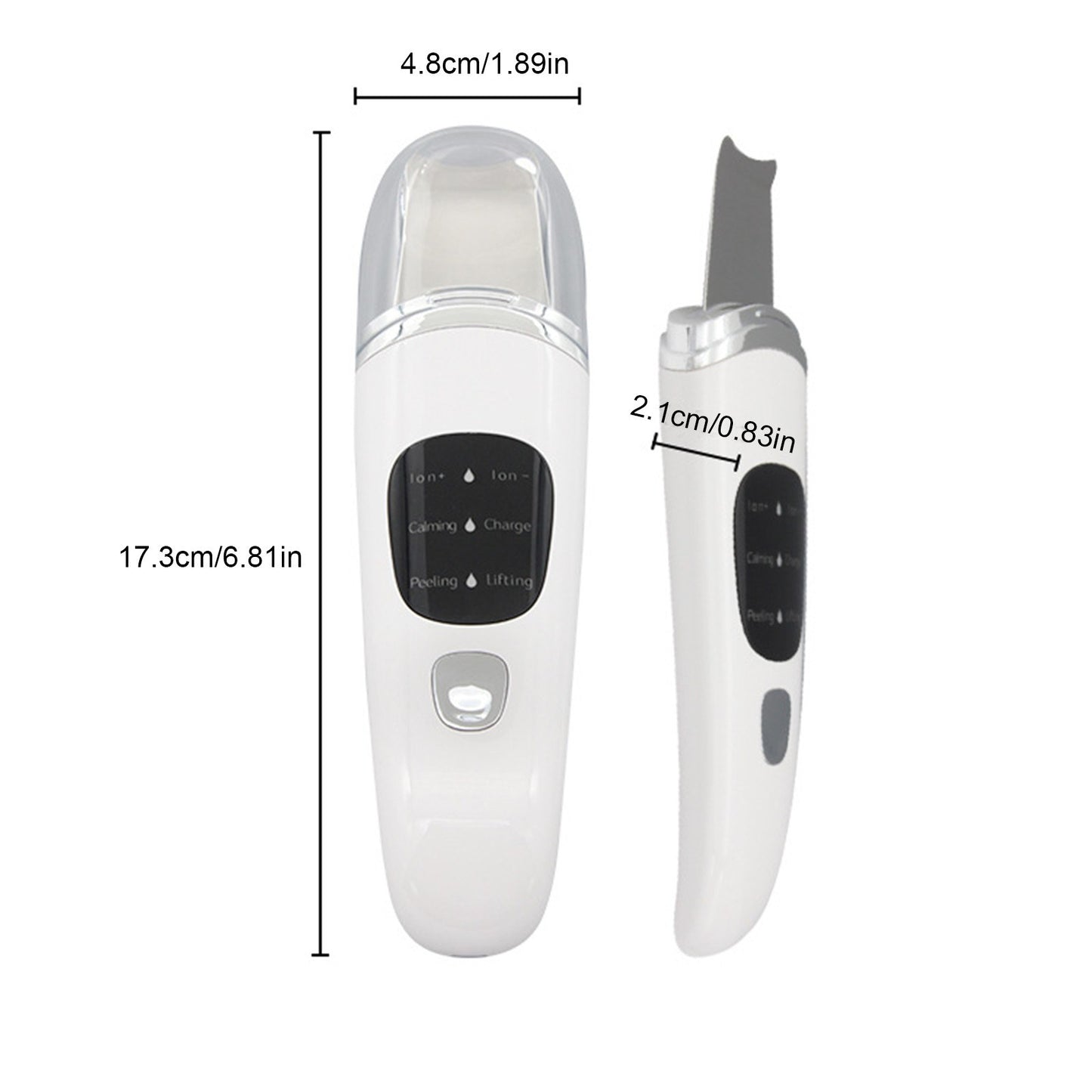 Skin Scrubber Electric Pore Cleanser Blackhead Remover Comedones Extractor Facial Skin Beauty Tool with Charging Cable