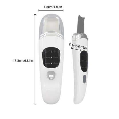 Skin Scrubber Electric Pore Cleanser Blackhead Remover Comedones Extractor Facial Skin Beauty Tool with Charging Cable