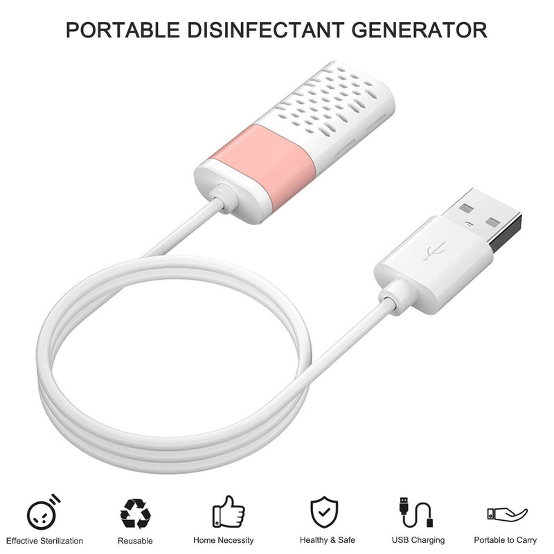 Portable Disinfectant Generator USB Disinfectant Producer for Home Hotel Kindergarten Outdoor