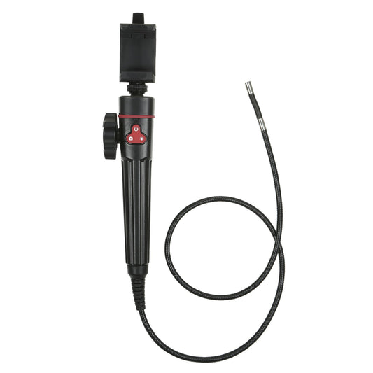 2-Way 180 Degree Steering Angle Industrial Endoscope Rechargeable 2.0 Million Pixel WiFi Waterproof Borescope for Automobile/Pipeline Inspection
