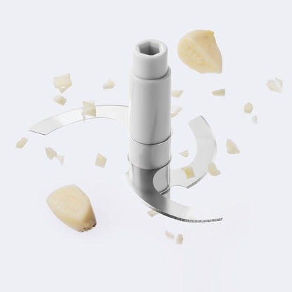 XIAOMI YOUPIN JORDON&JUDY Hand-Powered Food Chopper Manual Food Processor Mechanism Cutter for Garlic Onion Vegetable Salad Pepper (BPA-free, No FDA Certification)