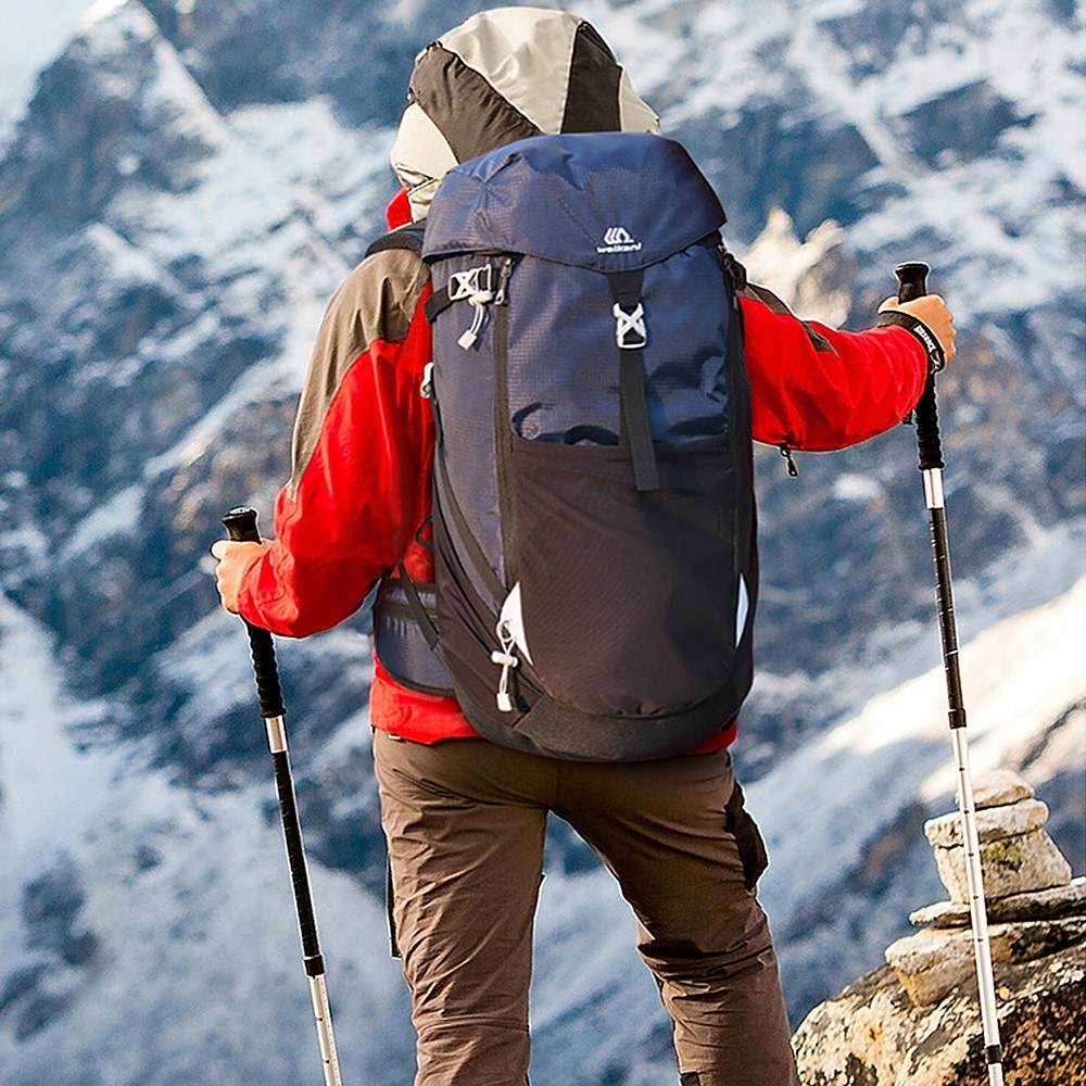 Hiking Backpack 50L Mountaineering Backpack Waterproof Lightweight Hiking Daypack Trekking Camping Outdoor Sport Travel Bag or Climbing Camping Touring