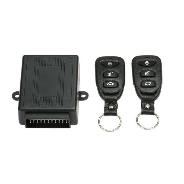 Universal Car Door Lock Flashing Alert Design Keyless Entry System with Trunk Release Button Remote Central Control Box Kit