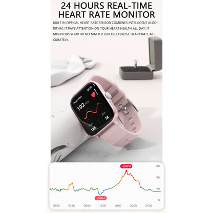 COLMI P28 Plus Fitness Tracker Smart Bracelet 1.69" TFT Full-touch Screen Pedometer BT Call Health Monitor Wristband Smart Watch for Android iOS