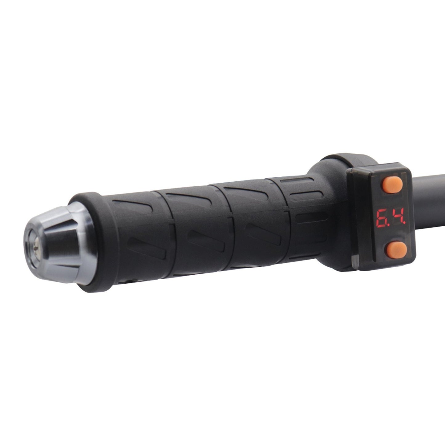 1 Pair Anti-flame Motorcycle Heated Handlebar Grips with Digital Display Thermostatic Electric Heated Handlebar Grips