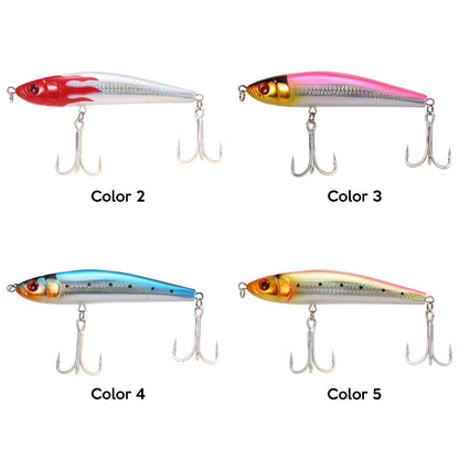 15cm 84g Sinking Pencil Lure Fishing Hard Bait with 2 Treble Hooks Fishing Tackle Tool
