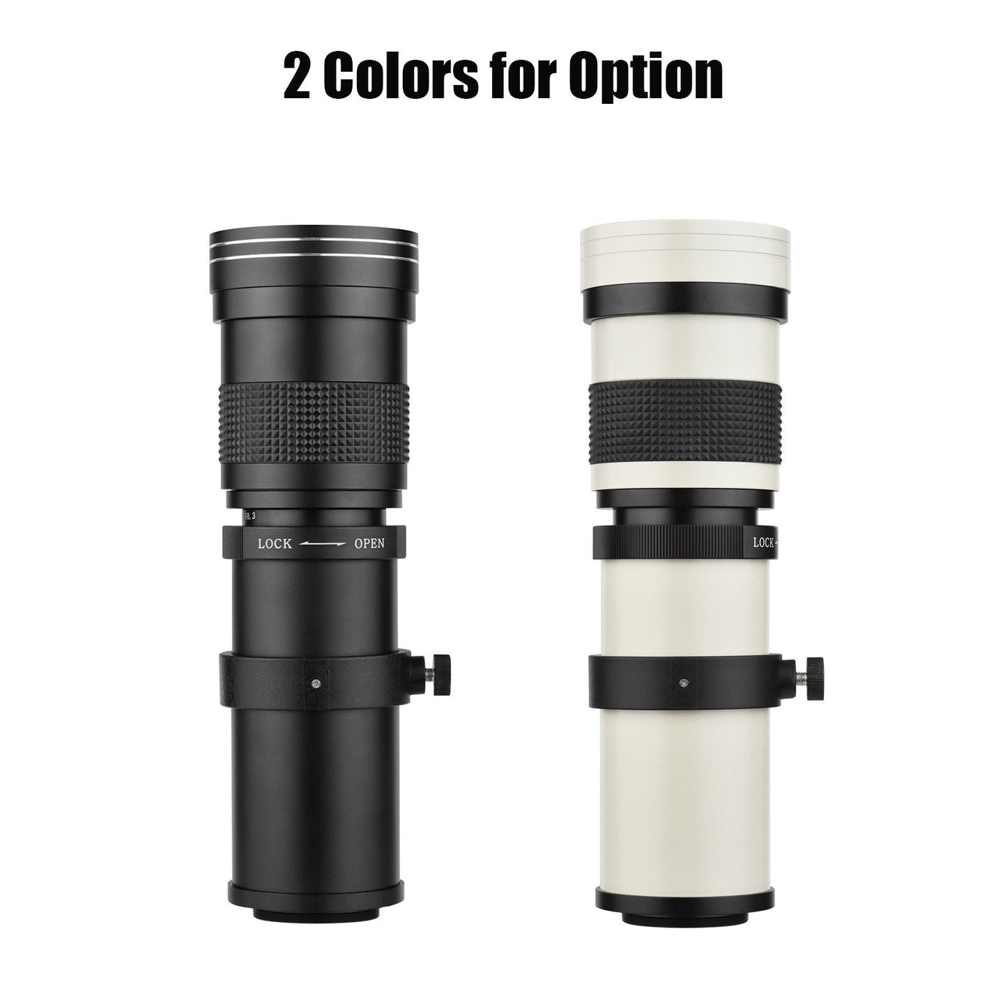 Camera MF Telephoto Zoom Lens Universal 1/4 Thread Replacement for Nikon AI-mount D50 D90 D5100 D7000 D3 D5100 D3100 D3000 D60 Cameras