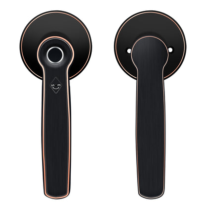 Bluetooth Door Knob Lock Fingerprint Door Lock Smart Lock, Key-less Entry Door Lock for Home Apartment Office