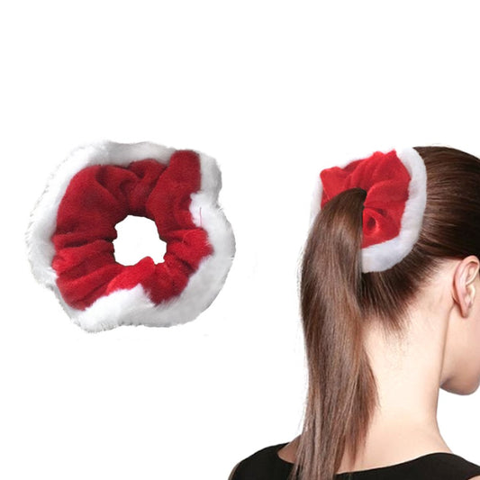 Hair Scrunchy Christmas Hair Band Elastic Hair Tie Ponytail Holder for Girls Women