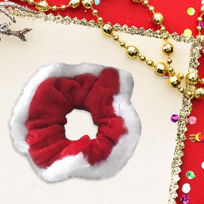 Hair Scrunchy Christmas Hair Band Elastic Hair Tie Ponytail Holder for Girls Women