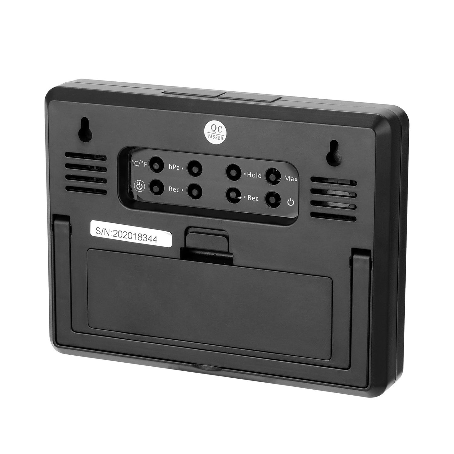 EU Plug Professional LCD Data Logging Formaldehyde Detector with Air Temperature Humidity Barometric Pressure Detection