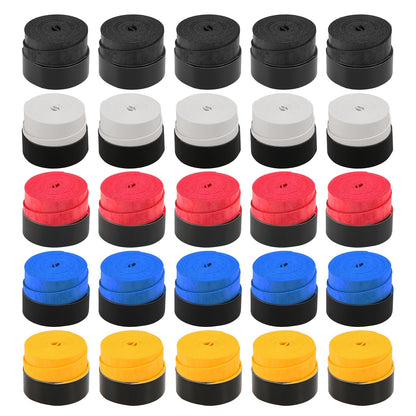 Tennis Racket Grip Tape Anti Slip Super Absorbent Tennis Overgrip Badminton Overgrip Pickleball Replacement Grip