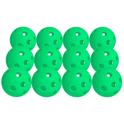 26 Holes Pickleball Balls High Performance Indoor Outdoor Training Practice PP Baseballs