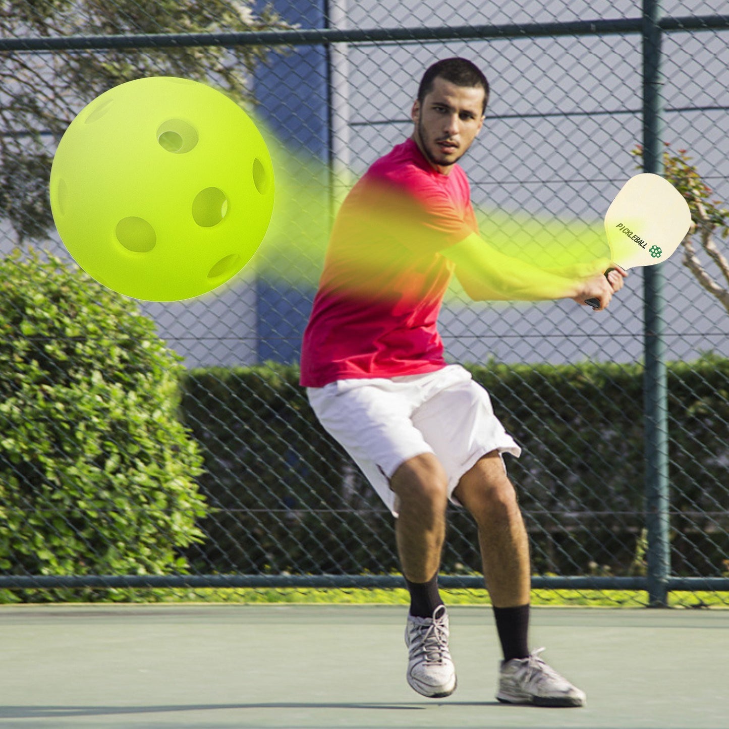 26 Holes Pickleball Balls High Performance Indoor Outdoor Training Practice PP Baseballs
