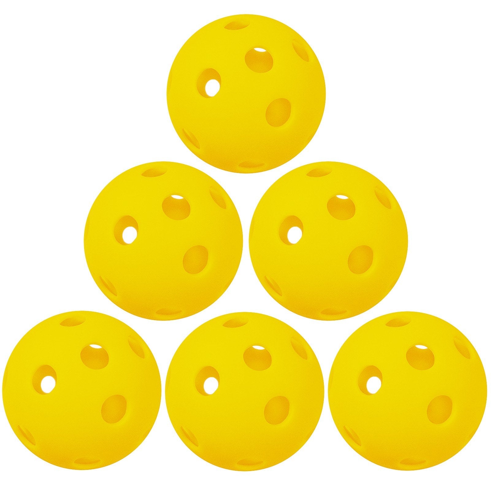 26 Holes Pickleball Balls High Performance Indoor Outdoor Training Practice PP Baseballs