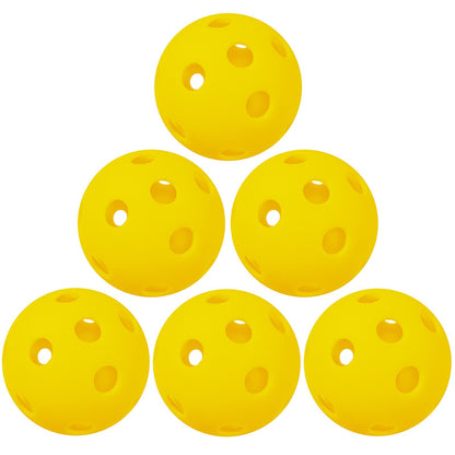 26 Holes Pickleball Balls High Performance Indoor Outdoor Training Practice PP Baseballs