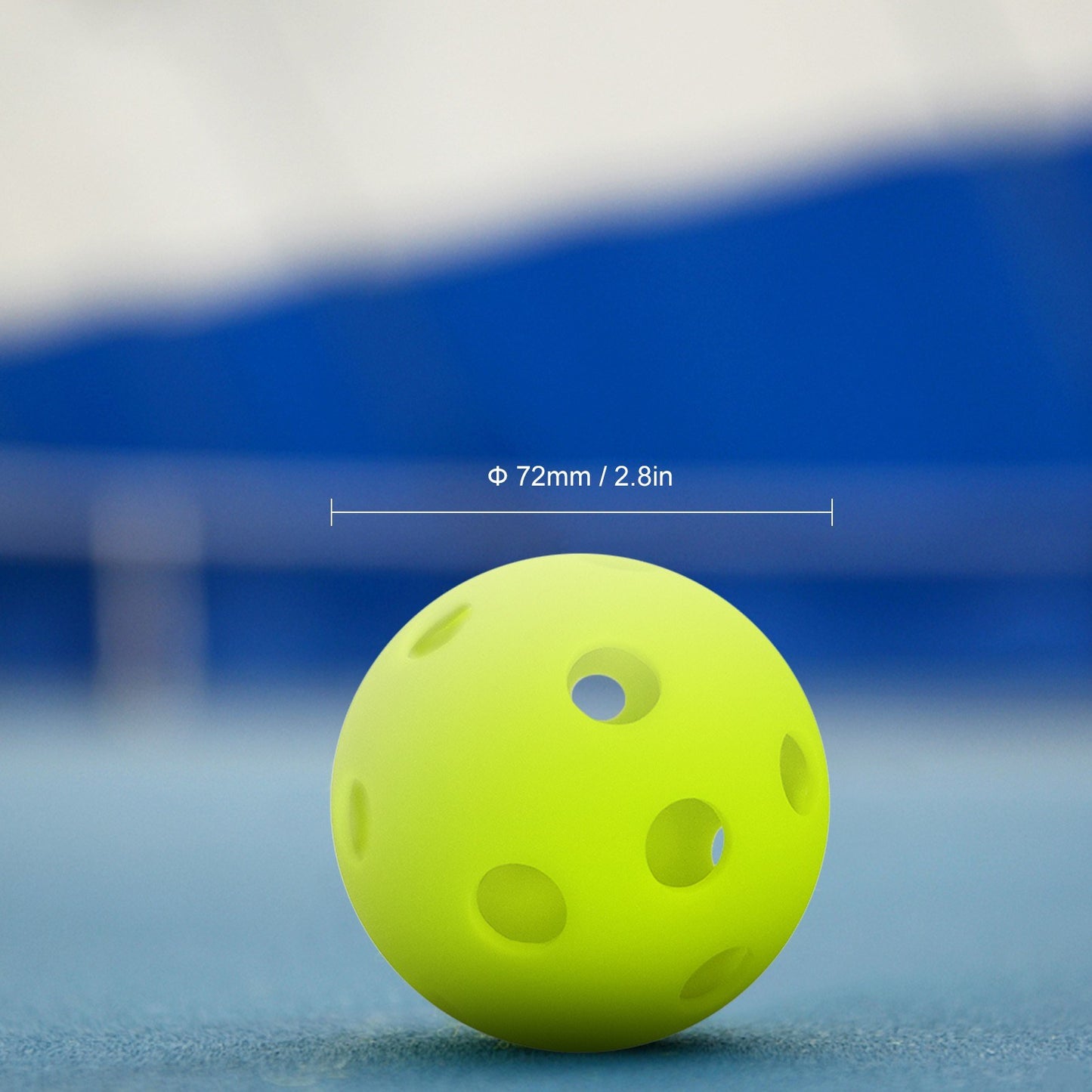 26 Holes Pickleball Balls High Performance Indoor Outdoor Training Practice PP Baseballs