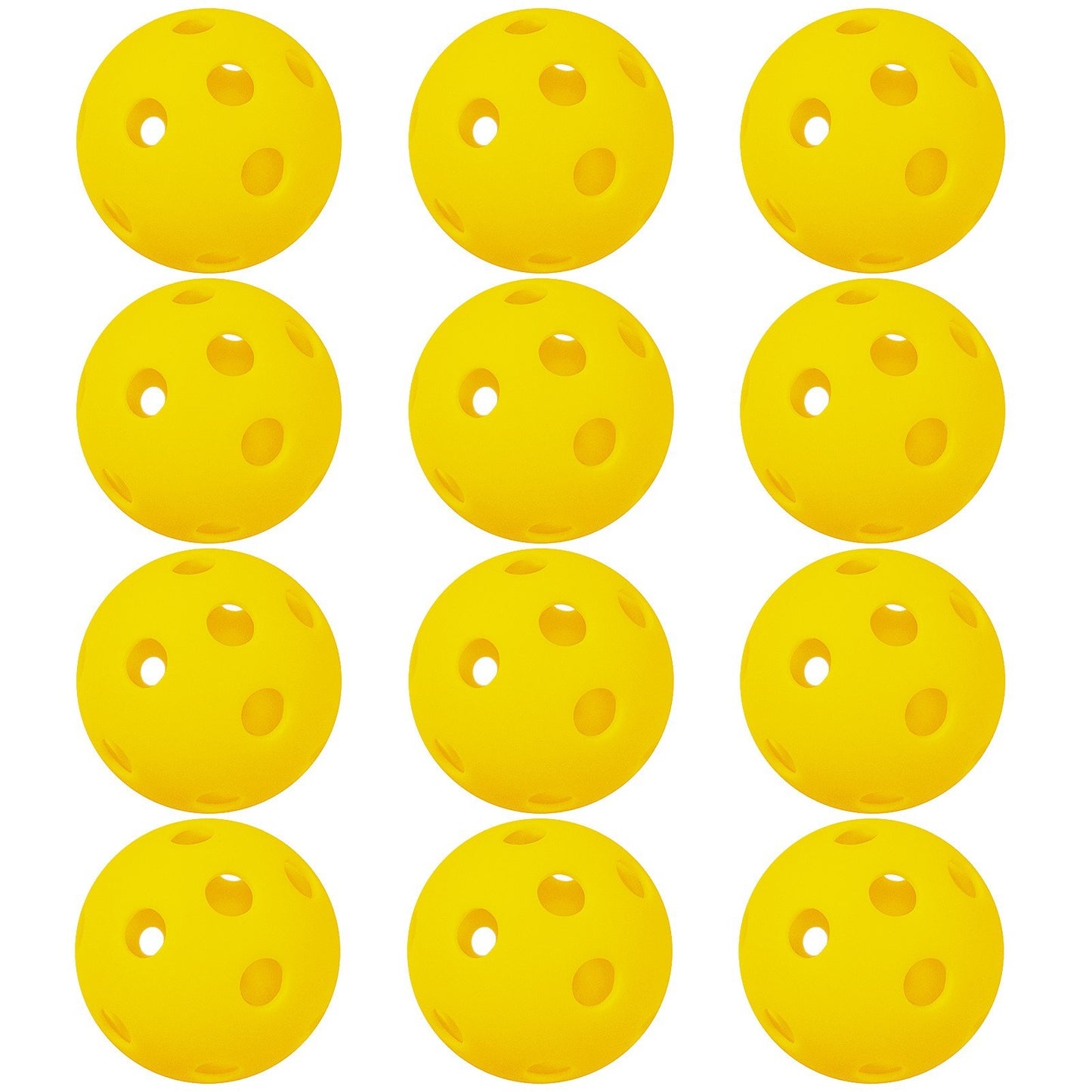 26 Holes Pickleball Balls High Performance Indoor Outdoor Training Practice PP Baseballs
